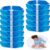 Hejo 12 Piezas Recambios Cubos de Pañales, 4.5 m Recambio Papelera Pañales para Tommee Tippee Angelcare Litter Genie Diaper Genie Diaper Munchkin Spross Littycat LitterLocker Foppapedretti(Azul)