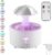 Humidificador Paraguas, Humidificador Nube Lluvia, Sonidos Lluvia para Dormir, Humidificador Nube Lluvia Lámpara Hongo Lluvia con Luz de 7 Colores, Humidificador Paraguas 350ml, Difusor Aceite