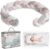 Interbaby – Trenza Cuna Bebe | Chichonera Cuna Antivuelco, 150cm | Protector Cuna Cómodo, Seguro, Suave, Trenzado 3 Hilos | Reductor Cuna Bebe, Microfibra | Rosa