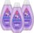 Johnson’s Bedtime Bath Multipack, suave y suave para pieles delicadas y uso diario, enriquecido con esencias tranquilas naturales relajantes, 3 x 500 ml