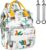 LEcylankEr Mochila Bebe Mochilas para Pañales Bolso Maternidad de Gran Capacidad Mochila Carro Bebe de tela Oxford con Bolsillo Aislante Bolsos para Carritos de Bebe