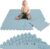 LittleTom 9 Piezas Alfombra Bebé Desde el Primer Mes – 30×30 Colchoneta Bebé Suelo – Alfombra Puzzle Bebé – Alfombra Bebe Acolchada Plegable Alfombra Infantil Alfombra Puzzle Bebe Alfombra Niños Foam