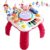 Mesa Actividades Bebe 6 en 1 Juguetes Musical Educativos para Bebes con Sonidos y Luces Tambor Piano Bebe Telefono Juguete Regalos para Niños Niñas 3 4 5 Años