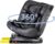 MS – Silla de coche I-Size Grupo 0+/1/2/3, 40-150cm – con Isofix y Top Tether Edad: desde nacimiento hasta los 12 años – 0 – 36kg – A contramarcha hasta los 18kg – Giratoria 360 grados y Universal