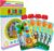 Nom Nom kids 140ml ANIMAL bolsas de comida para bebés reutilizables – 4 pack