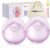 Nuliie 2 Colectores de Leche de Silicona para Lactancia a Prueba de Fugas, 90ml Colector de Leche Portátil, BPA-Free Soft Breast Shell, Extractor de Leche Manual para Recién Nacidos Essentials