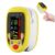 Oxímetro pediátrico. Pulsómetro profesional Medidor-saturador oxígeno en sangre con pantalla LED. Control de Frecuencia Cardíaca y nivel del de oxígeno de tu bebe. (AMARILLO)