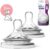 Philips Avent SCF045/27-2 – Tetinas natural flujo variable, 3m+, con 2 agujeros