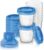 Philips Avent – Set de recipientes para leche materna (10 recipientes + 10 tapas + 2 adaptadores)