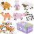 Puzzles de Madera Niños 3 Años, Victse 6 Pack Rompecabezas Puzzle Juguetes Bebes para Niños de 1 2 3 4 5 Años Montessori Educativos Regalos 3D Patrón Puzles con Caja de Rompecabezas de Meta (Animaux)