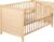 roba Cuna Convertible en Cama para Niños 70 x 140 – Cama Infantil con Barandilla Ajustable en 3 Alturas – 3 Barrotes Removibles – Madera Natural