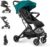 Silla de Paseo Interbaby | Carrito Bebe desde Nacimiento hasta 48 meses o 22 kg | Botón Plegado rápido, Amortiguadores, Capota XXL Intercambiable, Cochecito bebe Minimum Plus Space Verde