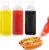 Squeeze Bottle,3PCS 300ml Dispensador de Botellas de Plástico,Botellas de Plástico con Tapas de Cocina,Dispensador de Aceite,Dispensador para Aceitera y Vinagrera,para Salsas,Ketchup y Aceite de Oliva