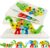 Tangdudu 4PCS 3D Puzzle Madera 1 2 3 Año, Puzzle Bebe Puzles Niños Juguetes Bebe Juguetes Montessori 1 2 3 Años, Juegos Educativos Niños, Rompecabezas Niños, Regalo Niño Niña 1 2 3 Año (Animal)