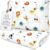 Totsy Baby Edredon Relleno nordico Cama Infantil Algodón – 100×135 – Bebe rellena Juego de Manta 100 x 135 cm con Almohada 40 x 60 cm por niños e niñas Safari