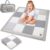 Totsy Baby Manta de Juegos para bebé 120×120 cm – Gruesa Alfombra de Juegos y Alfombra de bebé, Suave colchón para niños y bebés, Gran Manta de Patchwork el Suelo del Cuarto Infantil Galaxia