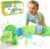 Toyzey Juguetes Bebes 0-6 Meses, Regalos para Bebé 0-6 Meses Juguete Montessori Bebé 0-6 Meses Peluche Musical Oruga Bebé Regalo para Recién Nacido 0-6 Meses Juguete Sensorial 0-6 Meses para Bebé