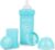 Twistshake Biberón Anti-cólicos con Tetina Flujo Medio de Silicona para Bebés, 260 ml, Sin BPA, 2+ Meses, Azul Pastel