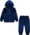 Verve Jelly Toddler Kids Baby Boys Girls Manga larga con cremallera Chándal Abrigo Sudadera Tops y pantalones con bolsillo 2 piezas Conjunto de trajes de otoño invierno