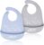 Viedouce Baberos Silicona para Bebés – Impermeables Baberos Alimentación de Silicona con Bolsillo para Recolector Migas de Alimentos,baberos de silicona bebe para Niñas y Niños,Fácil de Limpiar