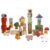 WOOMAX 33069 Bloques de Madera, Set 36 Piezas Animales Granja, Juguetes para apilar, Bloques apilables, Regalo niño 18 Meses, Juego construcción para bebés, Sello FSC, +18 Meses