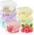 YILANJIN 6 Piezas Contenedor Salsa para Sopas Condimentos, Mini Envases Plastico, Recipientes para Comida de Bebe, Material PP Grado Alimenticio, para Aderezo Ensaladas/Especias/Aperitivos (60 ml)